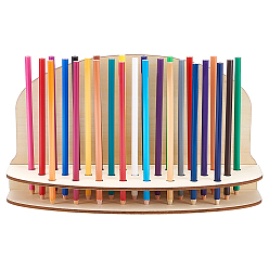 Цвет Древесины Деревянная полка для хранения карандашей, деревесиные, 100x300x180 мм