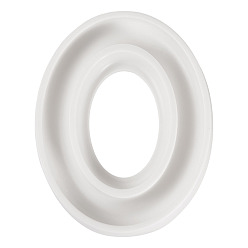 Белый 1пластиковый овальный держатель для шпульки, органайзер для катушек, швейные инструменты, белые, 171x140x20.5 мм