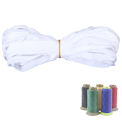 Белый 1пластиковая декоративная сетка, защитная сетка для упаковочных материалов, белые, 3/4 дюйм (20 мм)