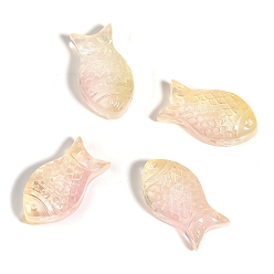 Белый Навахо Бусины лэмпворк , рыба, навахо белый, 15x8 мм, отверстие : 0.7 мм