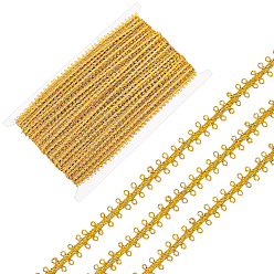 Светло-хаки 25 ярдов кружевной отделки, отделка края металлической кружевной лентой, для шитья и свадебного оформления свадьбы, светлый хаки, 3/8 дюйм (9 мм), о 25yards / мешок