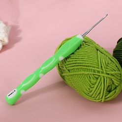 Лайм Алюминий крючки, с ручкой TPR, желто-зеленые, 160 мм