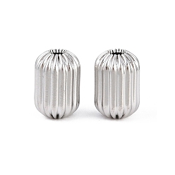 Нержавеющая Сталь Цвет 304 из нержавеющей стали бусы, овальные, цвет нержавеющей стали, 11.5x7.5 мм, отверстие : 2.5 мм