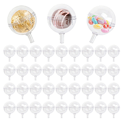 Clear Plastic Chocolate Cup Holder, Clear, 53x39mm