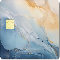 Mixed Shapes ПВХ пластиковые водонепроницаемые наклейки для карт, самоклеящаяся карта для декора банковских карт, прямоугольные, разнообразные, 186.3x137.3 мм