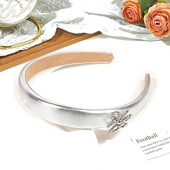 Цветок Резинки для волос из искусственной кожи, аксессуары для волос для женщин и девочек, цветок, 145 мм