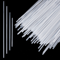 Белый 120шт 4 стили pp обвалка, застежки для шитья нижнего белья, белые, 150~300x4.5x2 мм, 30 шт / стиль