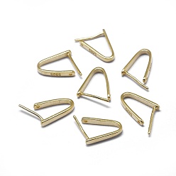 Золотой 925 шкентель стерлингового серебра поручительств, с печатью s925, ледоруб и щепотку поручительств, золотые, 12x2 мм, штифты : 0.6 мм, длина внутреннего шва: 10мм