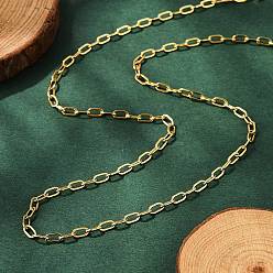 Золотой 304 из нержавеющей стали Кабельные зажимы ожерелья, с карабин-лобстерами , золотые, 17.7 дюйм (45 см), 2.8x0.6 мм, ссылка: 5x2.8x0.6 mm