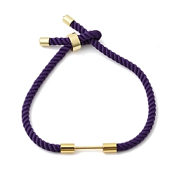 Индиго 3мм круглые нейлоновые миланские шнуры для изготовления ожерелий, с латунной фурнитурой , золотые, долговечный, стойки покрытие, индиговые, 8.03 дюйм (20.4 см)