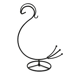 Черный Железная витрина, вешалка для растений, держатель дисплея украшений, для подвешивания глобуса ведьма мяч художественное ремесло, домашняя вечеринка украшения крючок, чёрные, 123x215x310 мм