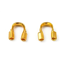 Golden Brass Wire Guardian, Cadmium Free & Lead Free, Golden, 4.6x4.5x1.5mm, Hole: 0.7mm