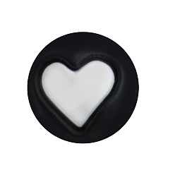 Сердце Круглые пищевые экологически чистые силиконовые бусины, сердце, 15 мм