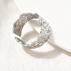 Нержавеющая Сталь Цвет 304 открытые манжеты из нержавеющей стали, цвет нержавеющей стали, 13.5 мм