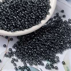 (RR178) Transparent Gray Luster MIYUKI Round Rocailles Beads, Japanese Seed Beads, (RR178) Transparent Gray Luster, 8/0, 3mm, Hole: 1mm, about 422~455pcs/bottle, 10g/bottle
