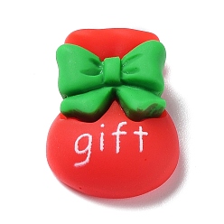 Bag Кабошоны из непрозрачной смолы с рождественской тематикой, с эмалью, пакет, 21.5x16x8 мм