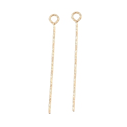 Real 14K Gold Filled Кованые 1/20 14 позолоченные штифты с ушком штифты с ушком, real 14 k золото заполнено, 25 мм, отверстие : 1.6 мм, 24 датчик