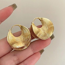 Золотой Серьги-кольца из сплава, золотые, 28 мм