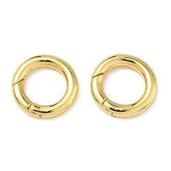 Золотой Латунные пружинные кольца, стойки покрытие, долговечный, золотые, 13x2.4 мм