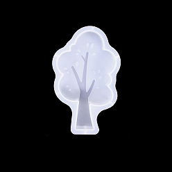 Белый Силиконовые формы для свечей своими руками, для изготовления свечей, дерево, белые, 113x70x23 мм