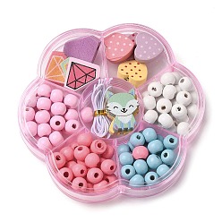 Mixed Shapes Тема детского дня, набор украшений из кленового дерева, наборы для изготовления своими руками, разнообразные, 17~23.5x17.5~23x5~6 мм, отверстие : 2 мм