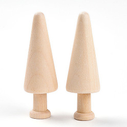 пшеница Необработанные деревянные елочные украшения, для художественного и ремесленного искусства, декорирование проектов, украшения для дома, цвет пшеницы, 24.5x24.5x75 мм