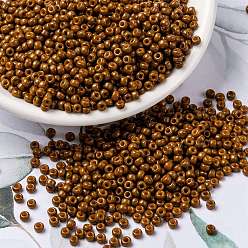 (RR4459) Дуракоат Окрашенная Непрозрачная Сиена Миюки круглые бусины рокайль, японский бисер, (rr 4459) непрозрачная сиенна, 8/0, 3 мм, отверстие : 1 мм, Около 2111~2277 шт / 50 г