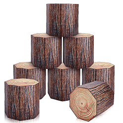 Кокосово-Коричневый 8шт. картонные коробки для упаковки стволов деревьев, фотографические реквизиты, кокосового коричневый, 30x30 см