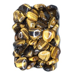 Тигровый глаз Естественный тигр украшения дисплея глаз, для домашнего офиса настольный орнамент фэн-шуй, 20x20x9 мм