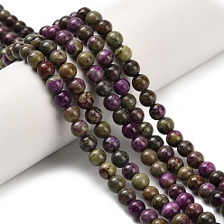 Природный Драгоценный Камень Натуральные нити атлантиситовых бусин из стихтита, круглые, 4.5 мм, отверстие : 0.7 мм, около 94~96 шт / нитка, 16.06'' (40.8 см)