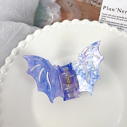 Стально-синий Акриловые заколки для волос в форме когтя летучей мыши, аксессуары для волос для женщин и девочек, стальной синий, 83x55 мм