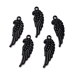 Electrophoresis Black Подвески из сплава , крыло, электрофорез черный, 33x11x1.5 мм, отверстие : 2.3 мм