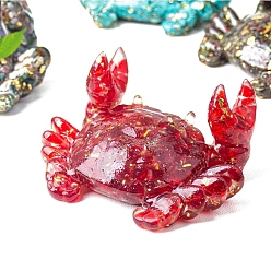 Лэмпворк Украшение дома из смоляного краба, лэмпворк внутри фигурок фэн-шуй, 112x95 мм