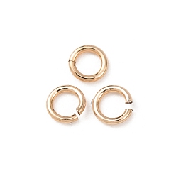 Real 14K Gold Filled 1/20 14k открытые соединительные кольца с золотым покрытием, круглый отрезок, покрытый желтым золотом, real 14 k золото заполнено, 24 датчик, 2.8x0.5 мм, внутренний диаметр: 1.8 мм