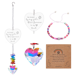 (52) Непрозрачная лаванда 1Подвесные подвески в форме сердца из поликарбоната, браслеты из плетеных бусин из полимерной глины хейши (шт.), разноцветные, 1 мм