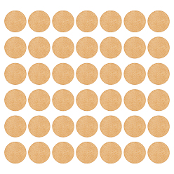 Цвет Древесины 70 лист из древесноволокнистой плиты средней плотности (мдф), для пьедесталов дисплея модели миниатюры diy, плоско-круглые, деревесиные, 2.5x0.3 см