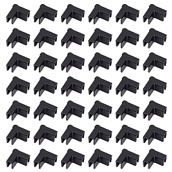 Black Plastic Anti-Collision Protective Corner, Triangle, Black, 26x26x15mm, Groove: 6mm