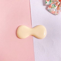 Фора Непрозрачные кабошоны из смолы, бантом, оранжевые, 58x28 мм