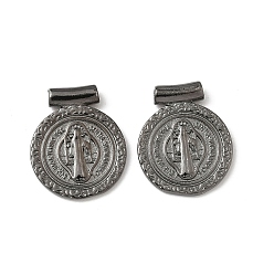 Real 18K Gold Plated & Gunmetal Латунные подвески, стойки покрытие, без свинца и без кадмия, долговечный, настоящее золото 18 k и бронза, 18x15x1.5~3 мм, отверстие : 1.2 мм