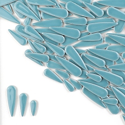 Аква 3 стили фарфоровая мозаичная плитка в форме капли, для поделок из мозаики своими руками, рамки для картин и многое другое, вода, 21~40x8~12x4 мм, около 100 г / набор