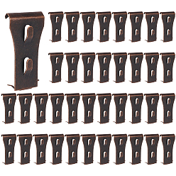Red Copper Steel Wall Mounted Hooks, Red Copper, 66.5x37.5x12.5mm