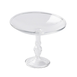 Прозрачный Мини стеклянная чашка для фруктов, аксессуары для кукольного домика с микро-ландшафтом, притворяясь опорными украшениями, прозрачные, 55x46 мм