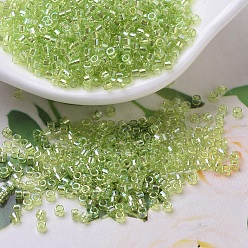 (DB0174) Прозрачный Шартрезский AB Бусины miyuki delica, цилиндр, японский бисер, 11/0, (дБ 0174) прозрачный шрифт ab, 1.3x1.6 мм, отверстия: 0.8 мм, около 20000 шт / мешок, 100 г / мешок