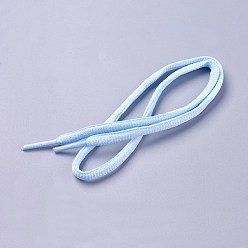 Light Blue Polyester Cord Shoelace, Light Blue, 52~54cm