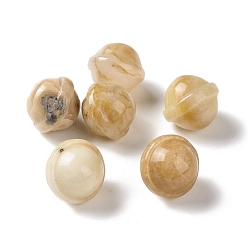 Желтый Нефрит Украшения дисплея натурального желтого нефрита, статуэтка из драгоценных камней, планета, 20x18 мм