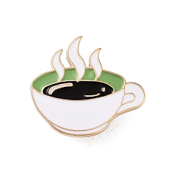 Bottle Сплавные эмалевые броши, булавка с эмалью светлого золота, бутылка, 26x28.5x2 мм