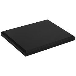 Black Acrylic Jewelry Displays, Rectangle, Black, 7.55x6x0.64cm