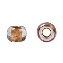 (1855) Inside Color AB Crystal/Rosaline Lined TOHO Round Seed Beads, Japanese Seed Beads, (1855) Inside Color AB Crystal/Rosaline Lined, 11/0, 2.2mm, Hole: 0.8mm, about 5555pcs/50g
