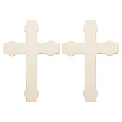 Cross Незаконченные деревянные части, деревянные вырезы, накрест, 25x16.8x0.3 см