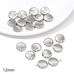 Плоский Круглый Пластиковые бусины-проставки ccb, ювелирные аксессуары своими руками, плоско-круглые, 12 мм, 20 шт / комплект